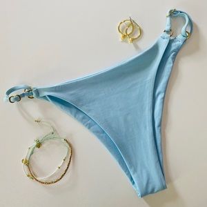 L*space Light Blue Bitsy Bikini Bottom